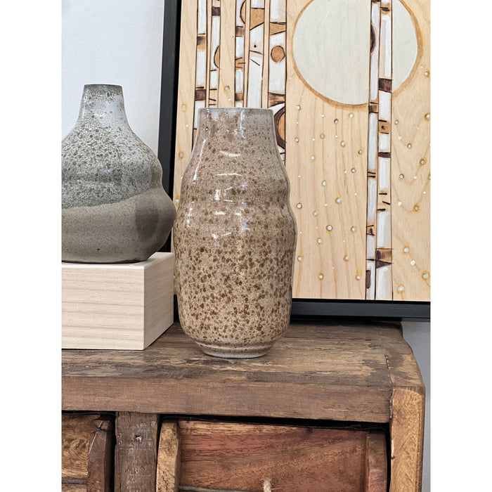 Handmade Tan Vase