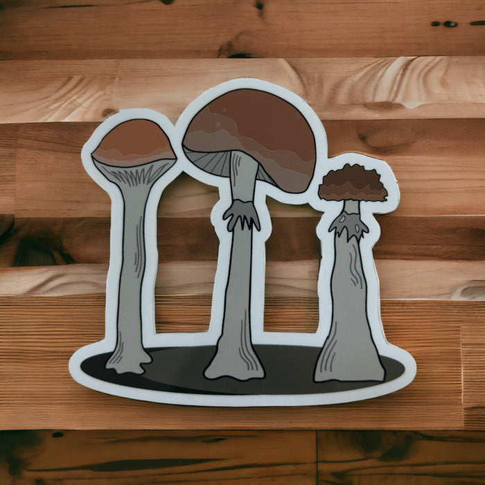 Golden Teacher Mushroom Sticker