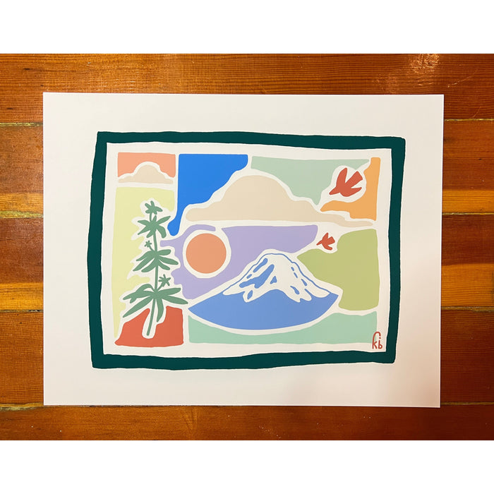 11x14 Digital Illustration Print