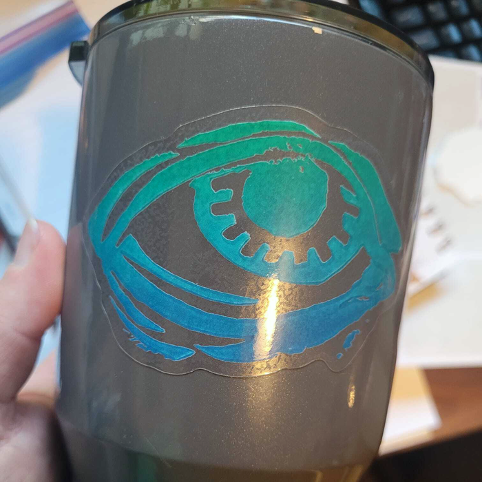 Evil Eye Stickers (Transparent)