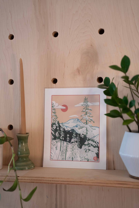 11x14 Digital Illustration Print