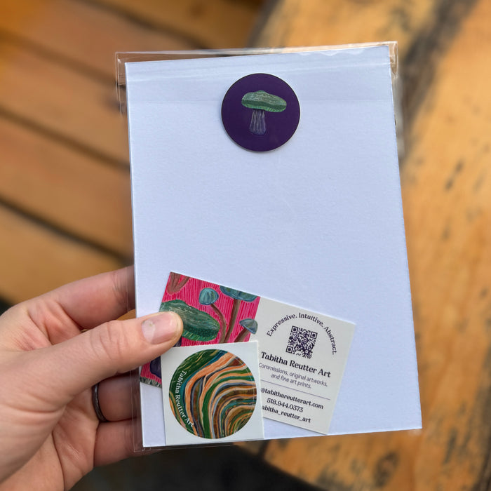 Forward and Backwards - Colorful Small Art - Limited Edition Fine Art Print for Home Decor