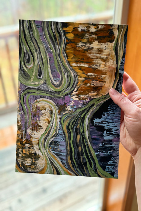 Flowing Through Earth - Limited Edition Fine Art Print - Beautiful Abstract Artwork - Nature Art for Home