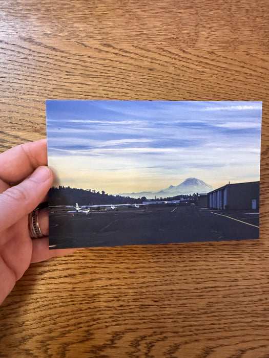 The Mountain is Out 6 x 4 Postcard