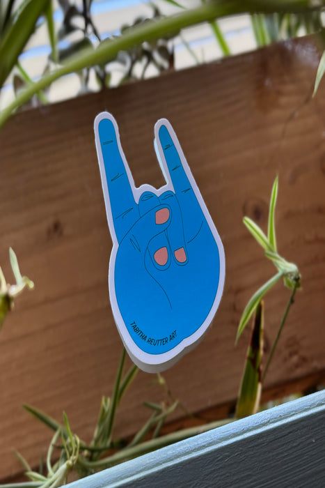 Vinyl Sticker - Rock Hand