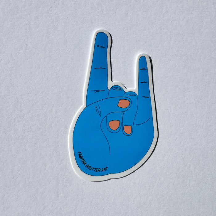 Vinyl Sticker - Rock Hand