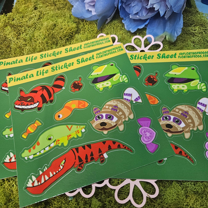 Party Pinatas Sticker Sheet