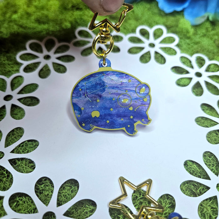 Night Sky Common Rain frog Keychain