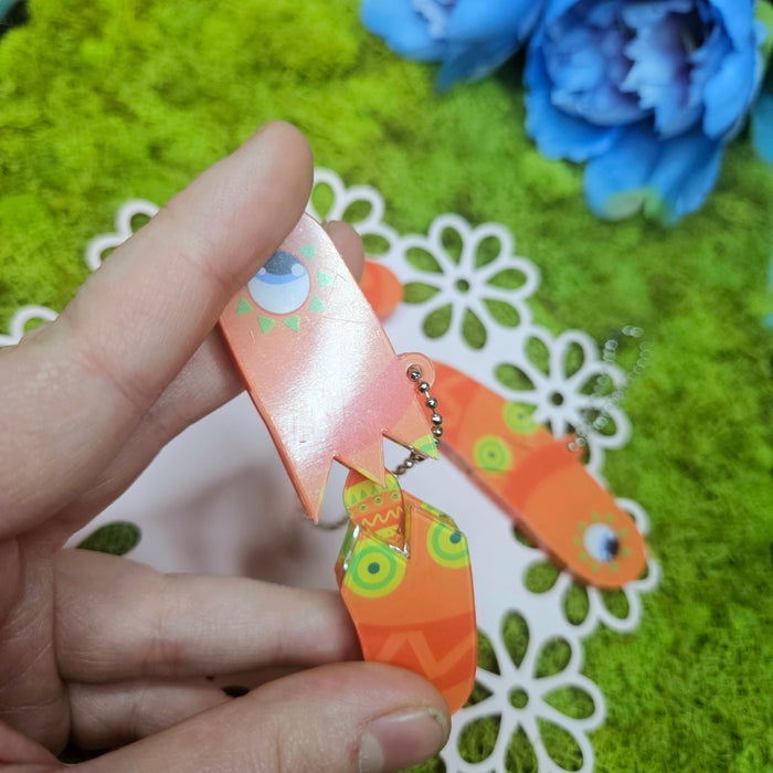 Worlm Surprise Acrylic Keychain!