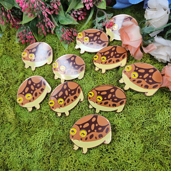 Common Rain Frog Enamel Pin