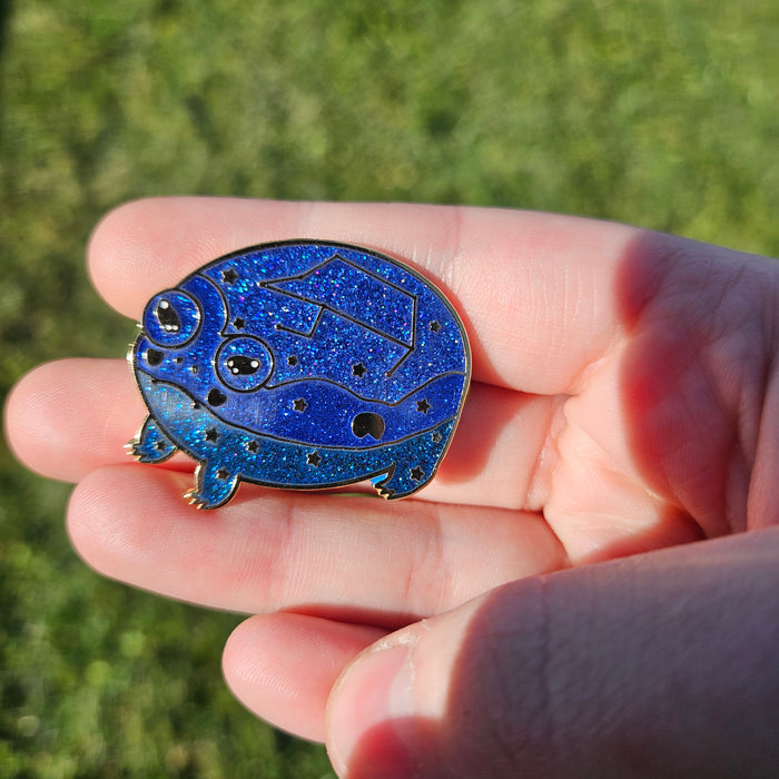 Night Sky Common Rain frog Enamel Pin