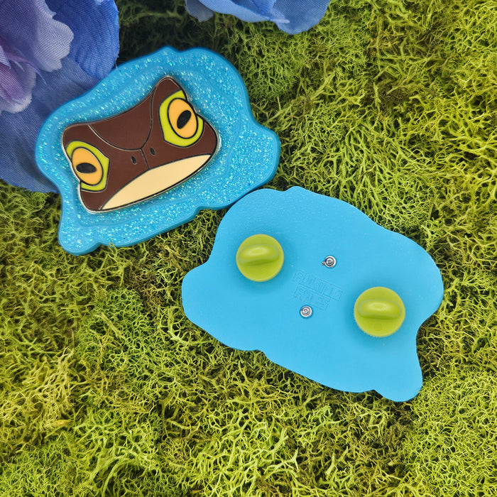 Peaking Toad Enamel Pin