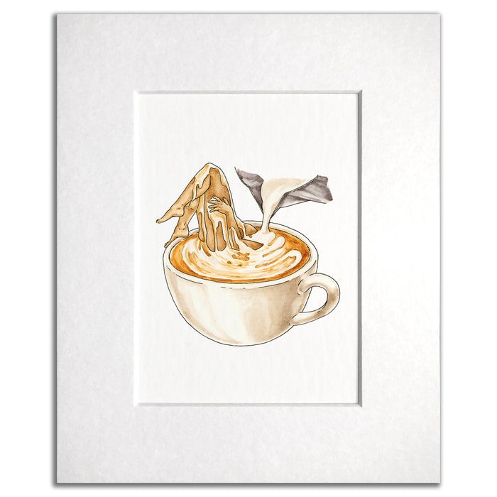 Latte Art - Coffee Art Print