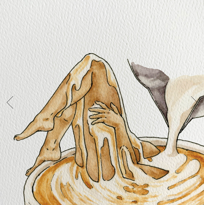 Latte Art - Coffee Art Print