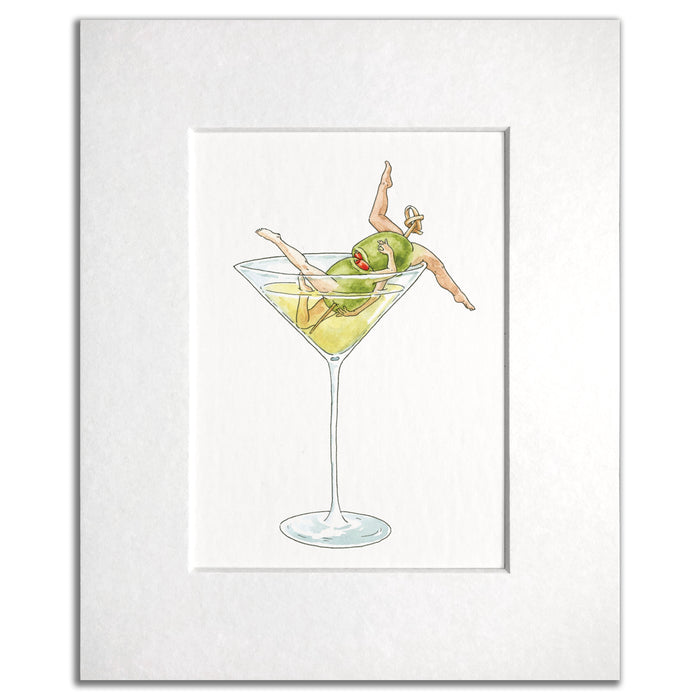 Dirty Martini - Cocktail Art Print