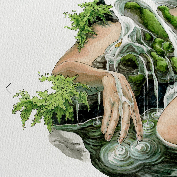 Lost In Your Flow - Nature Art Print