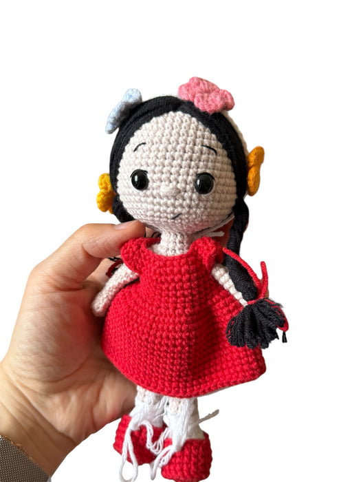 Little doll, crochet doll,handmade doll