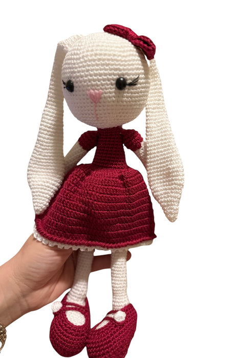 Bunny, crochet bunny, organic cotton toys
