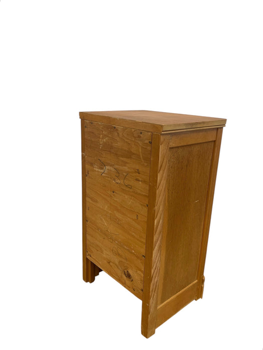 Antique Art Deco Side Table with Drawer Original Handle