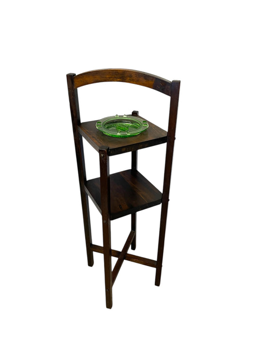 Antique Arts and Crafts Two Tiered Ashtray Smokers Accent Table