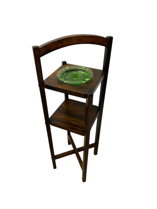 Antique Arts and Crafts Two Tiered Ashtray Smokers Accent Table