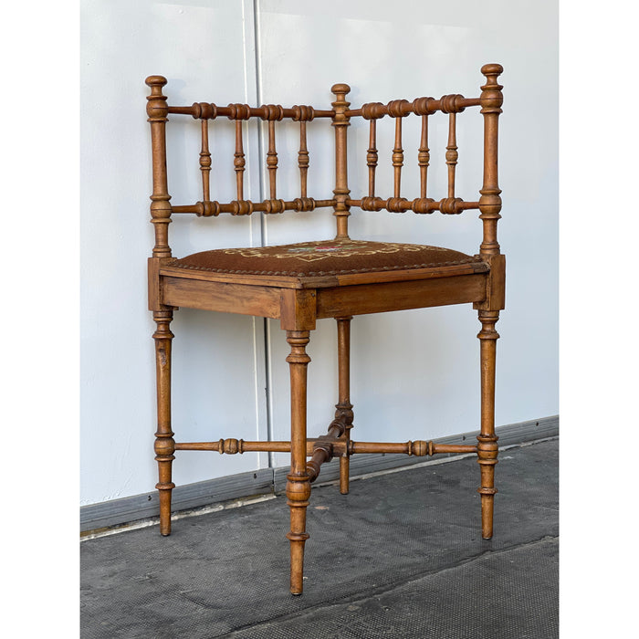 Antique Gilded Corner Chair