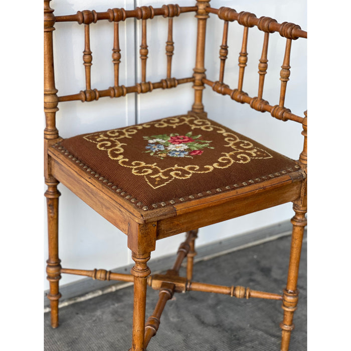 Antique Gilded Corner Chair