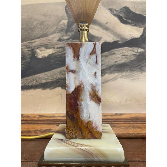 Art Deco Marble Lamp