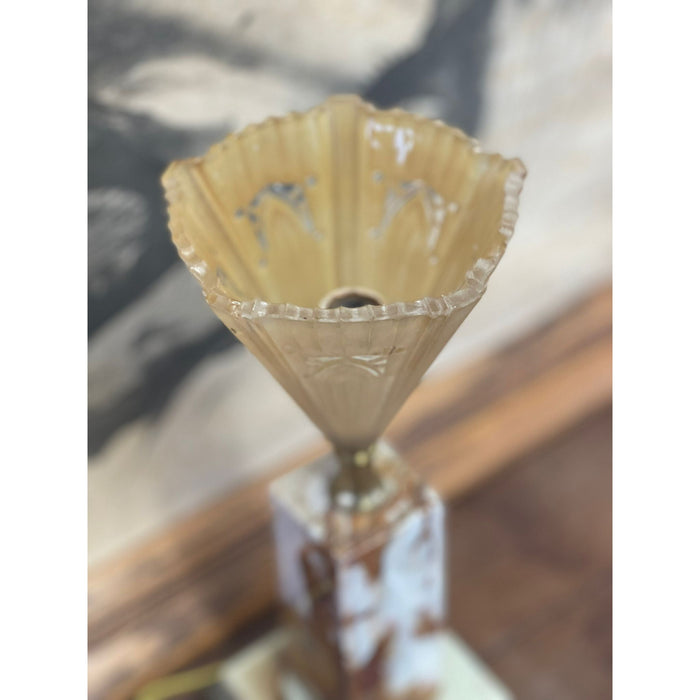 Art Deco Marble Lamp