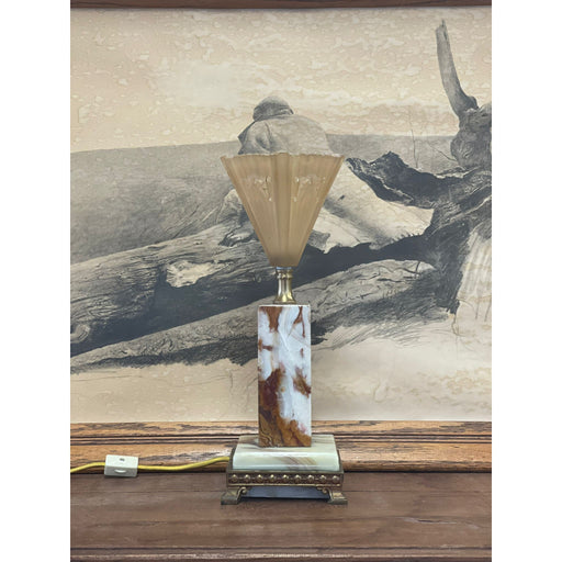 Art Deco Marble Lamp