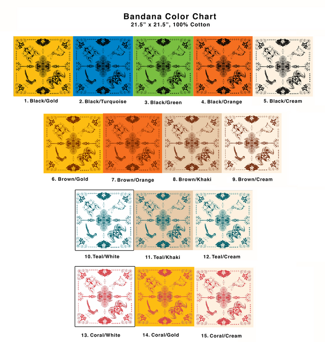 Desert Animals Bandana