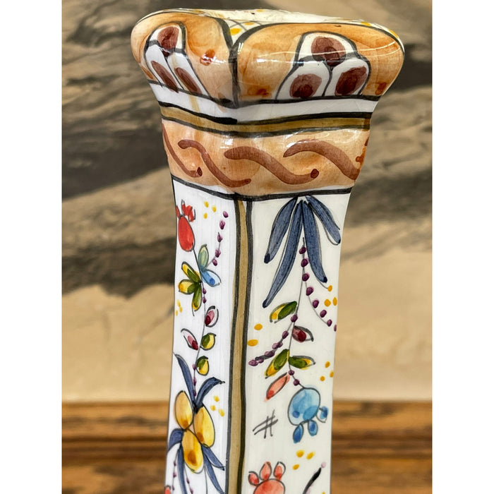 Hand Painted Portuguese Candle Holder