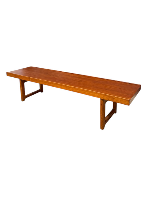 Vintage Mid Century Modern Torbjorn Afdal Krobo Bench or Coffee Table by Bruksbo imported