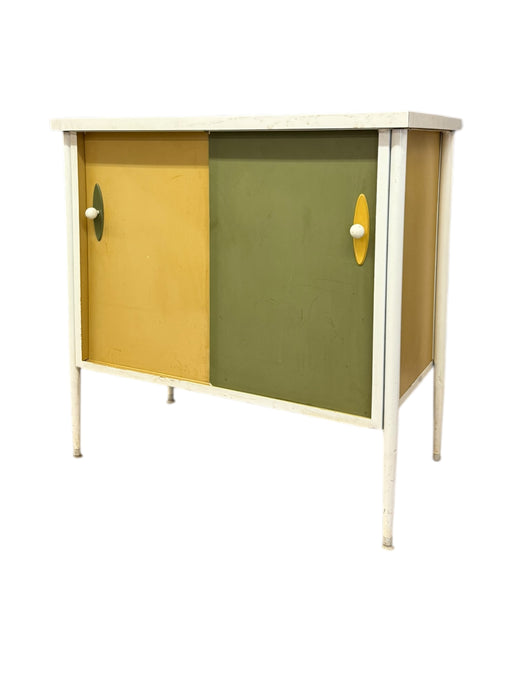 Vintage Mid Century Modern Record Cabinet or Credenza in style of George Nelson