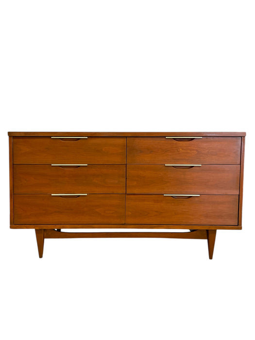 Vintage Mid Century Modern 6 Drawer Dresser Kent Coffey Tableau Collection