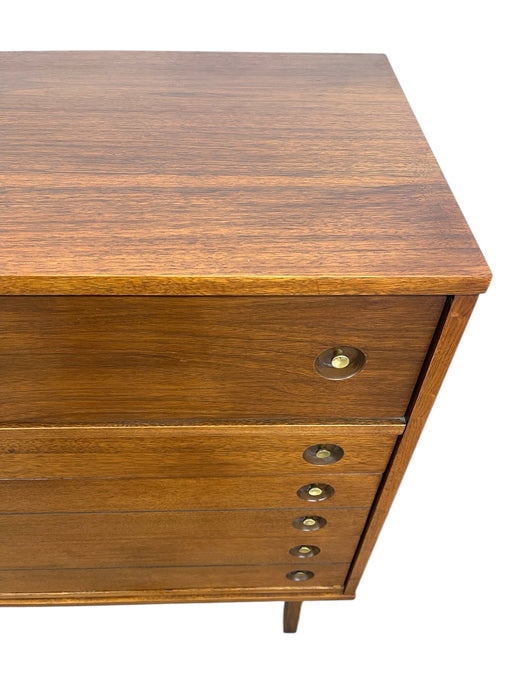 Vintage Mid-Century Modern 4-Drawer Dresser with Dovetailed Drawers