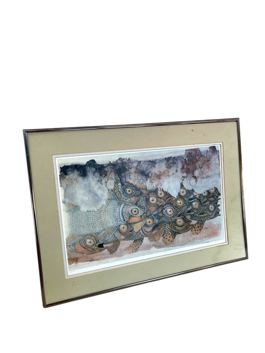 John P. Morgan "School" Limited Edition Signed Lasergraph Print, Reliance Press, 1980s