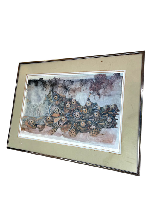 John P. Morgan "School" Limited Edition Signed Lasergraph Print, Reliance Press, 1980s