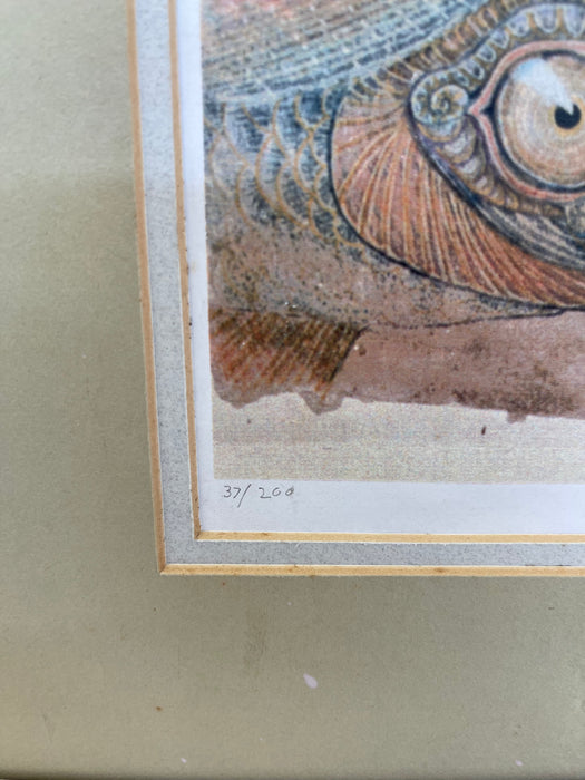 John P. Morgan "School" Limited Edition Signed Lasergraph Print, Reliance Press, 1980s