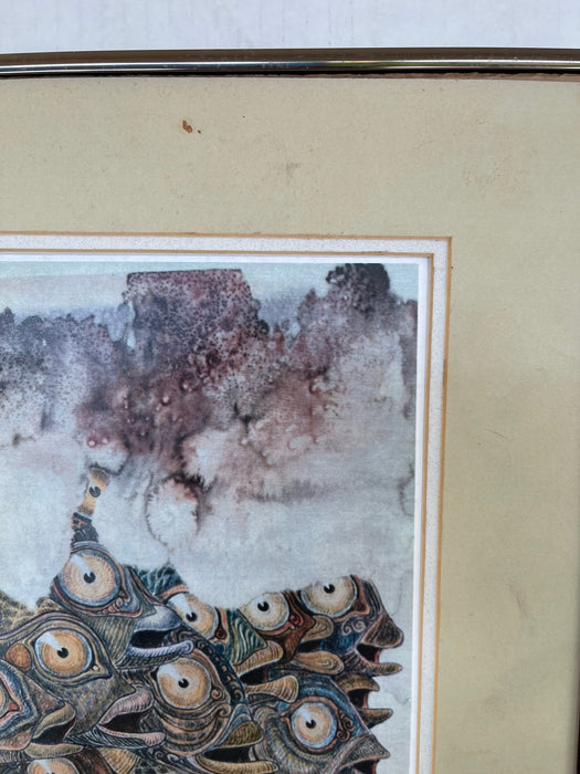 John P. Morgan "School" Limited Edition Signed Lasergraph Print, Reliance Press, 1980s