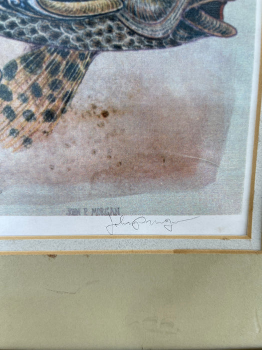 John P. Morgan "School" Limited Edition Signed Lasergraph Print, Reliance Press, 1980s