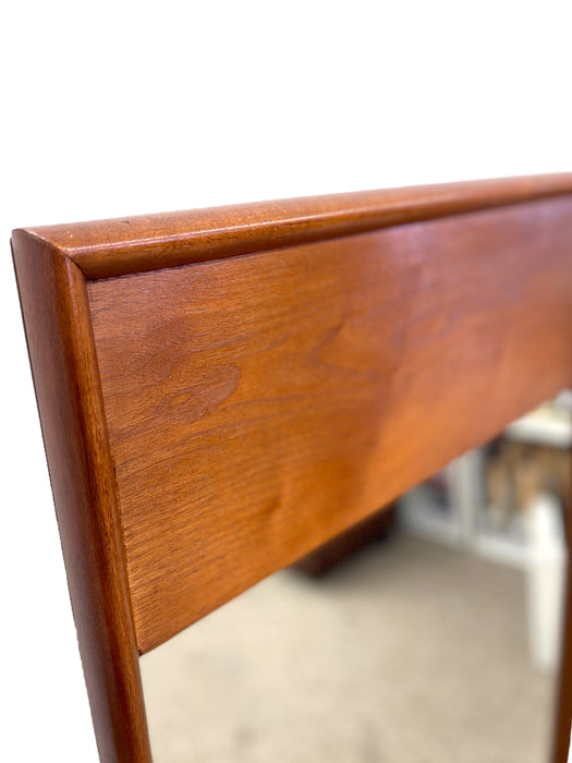 Vintage Mid-Century Modern Wall Mirror with Sculpted frame