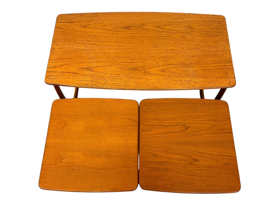 Vintage Mid-Century Modern Nesting Tables, 1960s Danish Design