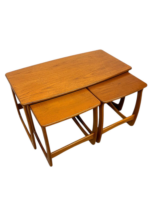 Vintage Mid-Century Modern Nesting Tables, 1960s Danish Design