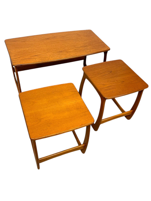 Vintage Mid-Century Modern Nesting Tables, 1960s Danish Design