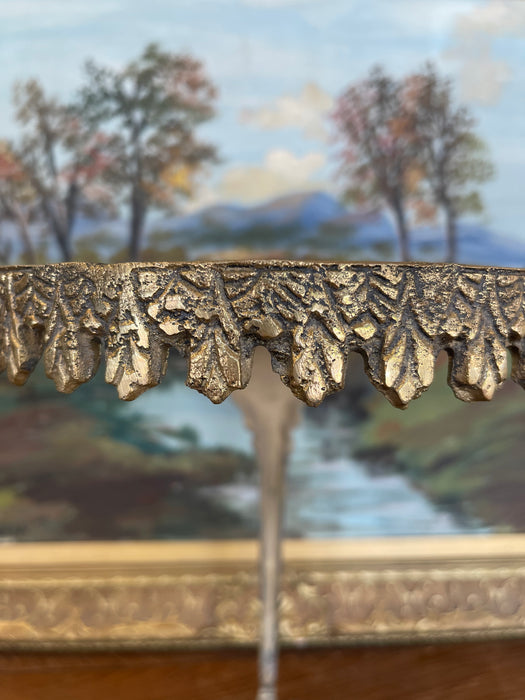 Plant Stand with Ornate Leaf and Shell Motifs