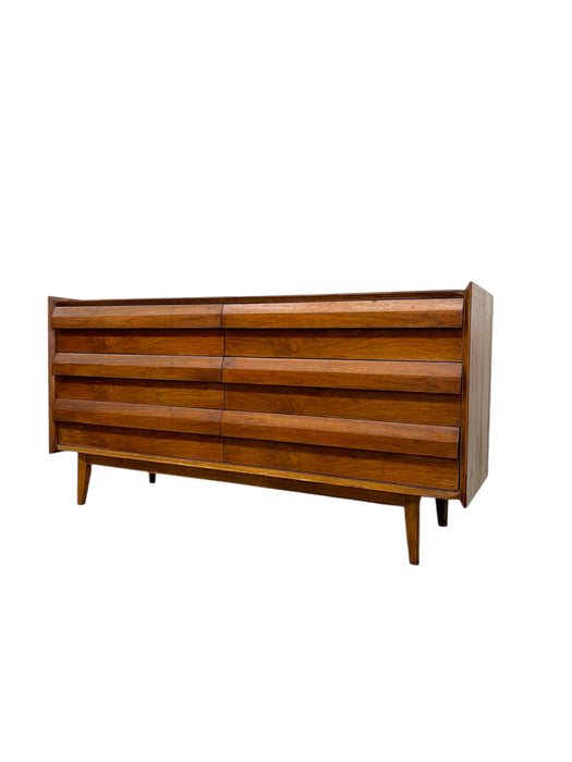 Vintage Lane 1st Edition Mid Century Modern 6-Drawer Dresser - Design Attributed to Warren Church