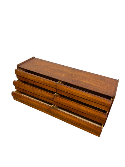 Vintage Lane 1st Edition Mid Century Modern 6-Drawer Dresser - Design Attributed to Warren Church