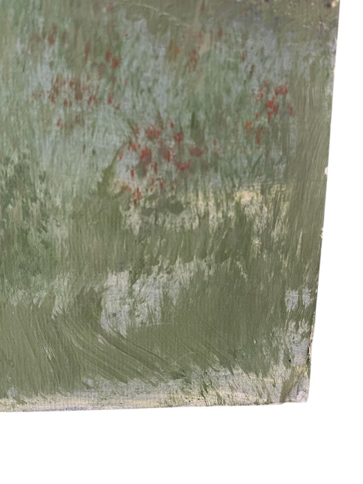 Original Landscape Painting on SoHo Artist Board - Pathway Through Meadow at Sunset,12" x 16"