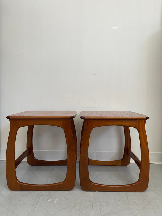 Vintage Danish Mid-Century Modern Nesting Tables - Set of 3